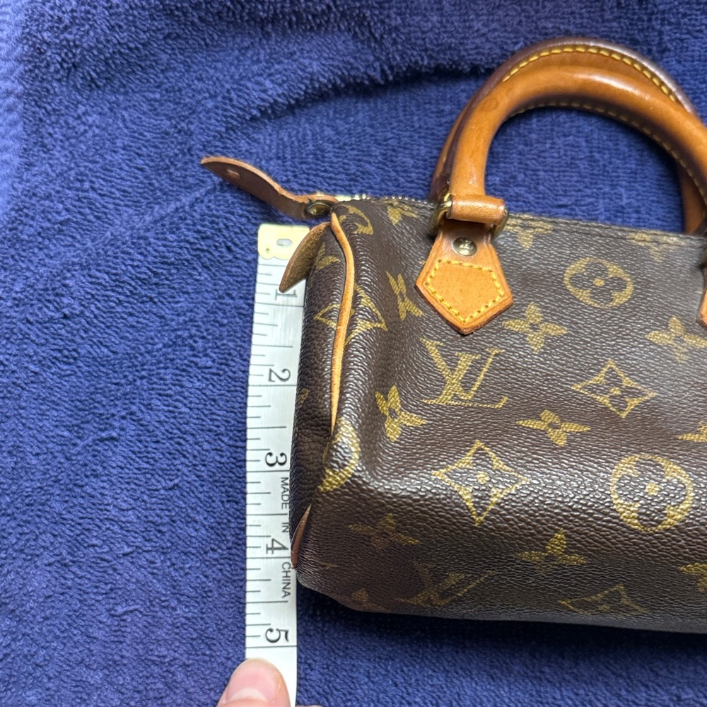 Louis Vuitton Brown and Tan Mini Monogram Bag - Picture 10 of 10